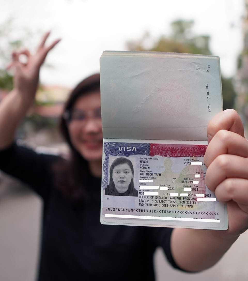 Học bổng toàn phần được Bộ Ngoại Giao Hoa Kỳ cấp để sang Mỹ học trong gần 1 tháng.